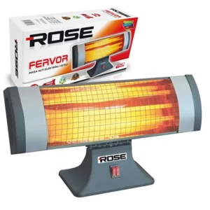 Elektrikli Soba 1800w Ayak Altı Isıtıcı 3 Çubuklu Emniyetli Rose Ferwor